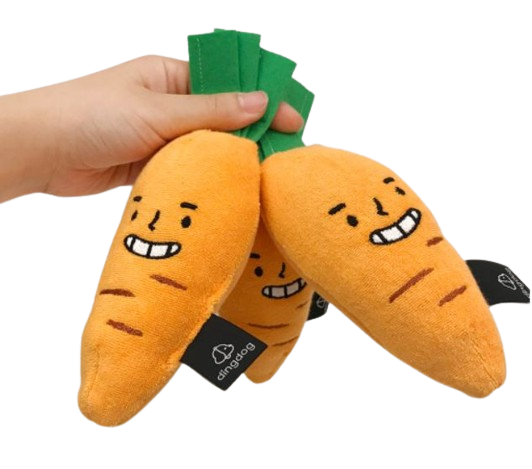 Carrot nose work toy