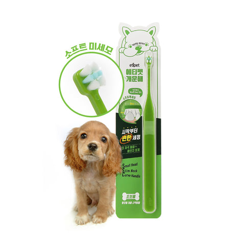 Companion animal toothbrush - 'Beginner toothbrush'